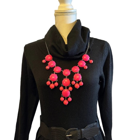 J. Crew Jewelry - J.Crew - Hot Pink Bubble Statement Necklace